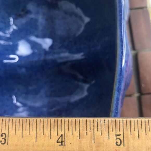 Blue Three Dots And A Dash Chicago Clam Shell Tiki Bowl Mug NEW - Picture 11 of 11